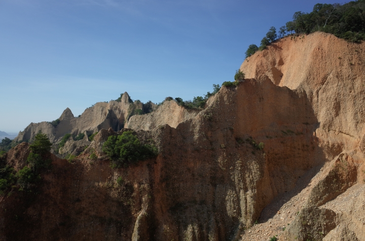 我與小鳥飛翔: 苗栗火燄山 ! 看看峽谷風情