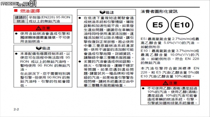 請教Eclipse Cross加油及引擎保養