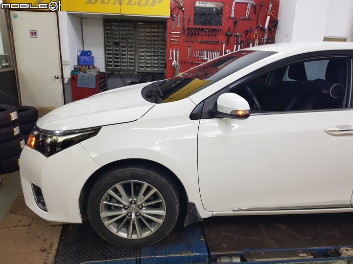 終於有空的ALTIS換新鞋登祿普sp touring r1
