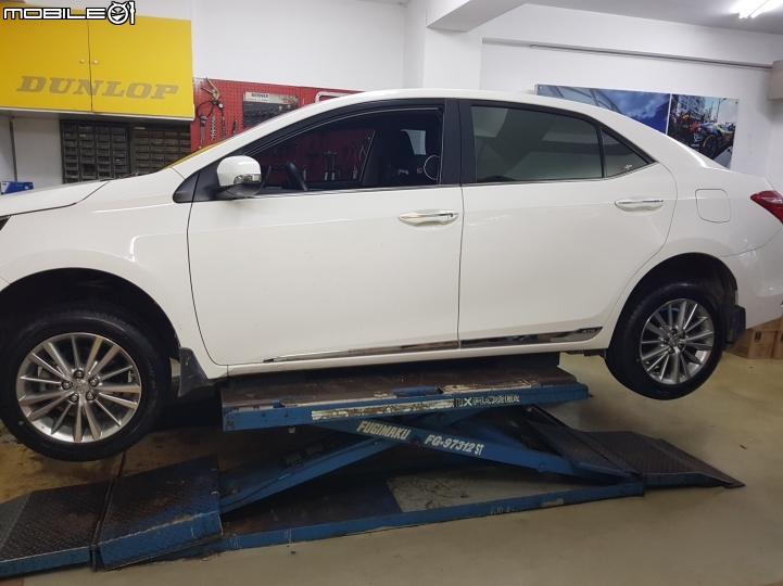 終於有空的ALTIS換新鞋登祿普sp touring r1