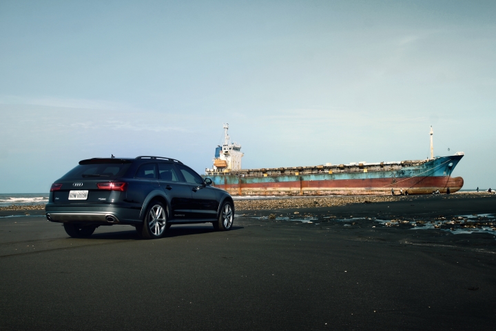 不是SUV也能越野,A6 Allroad x桃園擱淺貨輪