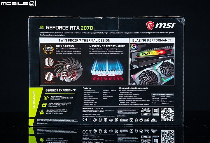 微星GeForce RTX2070 GamingZ與ARMOR OC顯示卡實測 散熱強化效能UP