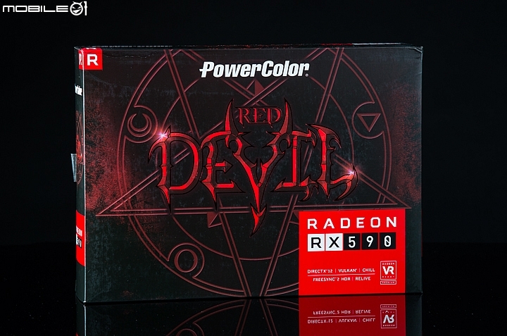 撼訊PowerColor Red Devil RX590顯示卡實測 12nm製程時脈再昇