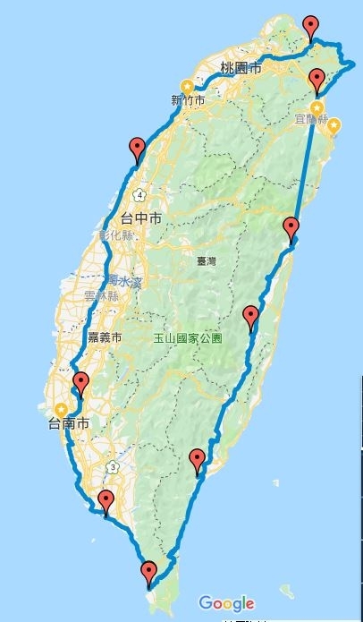 2018 年末。台灣 環島遊記 ~~~