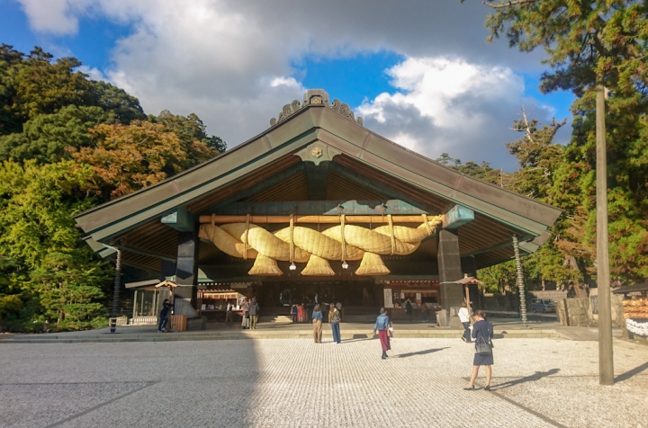 【日本島根單車行Day2】萬九千神社 → 出雲路自轉車道 →  稲佐の浜 → 出雲大社 →  松江花鳥園