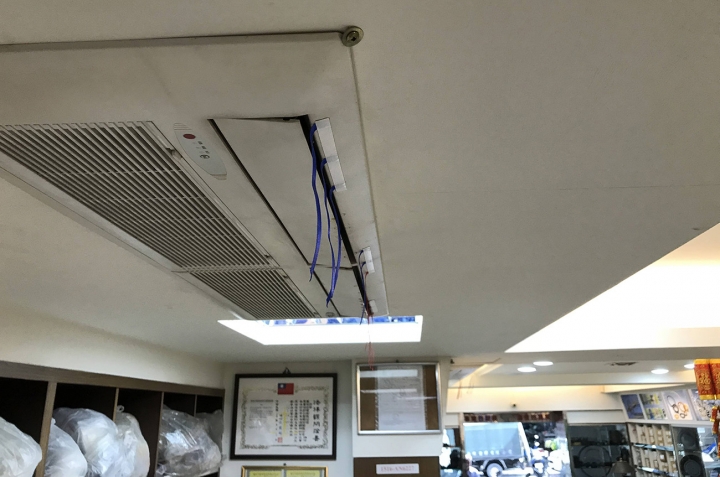 施工案例研究 更新大金吊隱式&崁入全方吹式冷氣不找木工