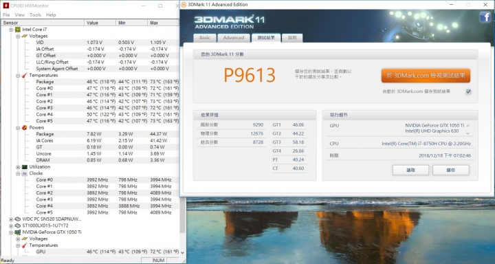 ASUS的FX504GD 居然能跑出這樣驚人的成積