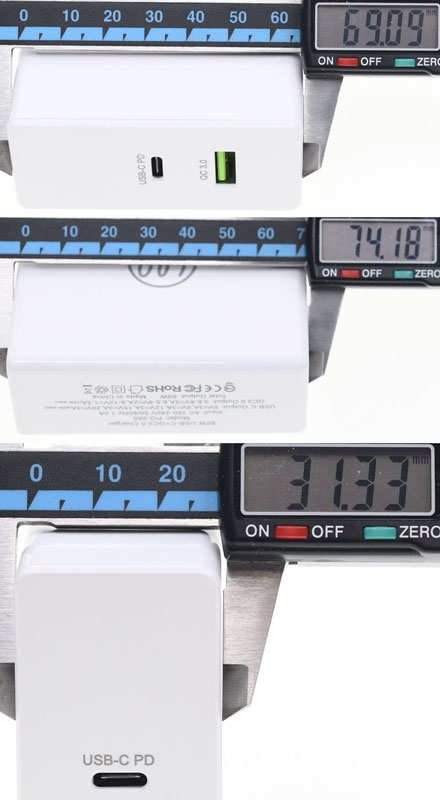 萬摩OneMore PQ-260 PD+QC雙輸出60W旅行充電器開箱