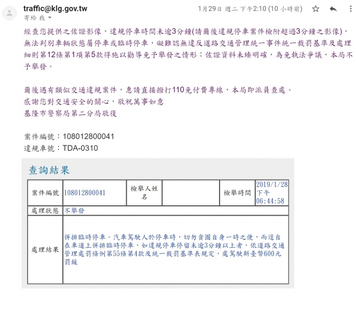 敬告基隆警察局,不要瀆職,睜眼說瞎話,放縱違規!