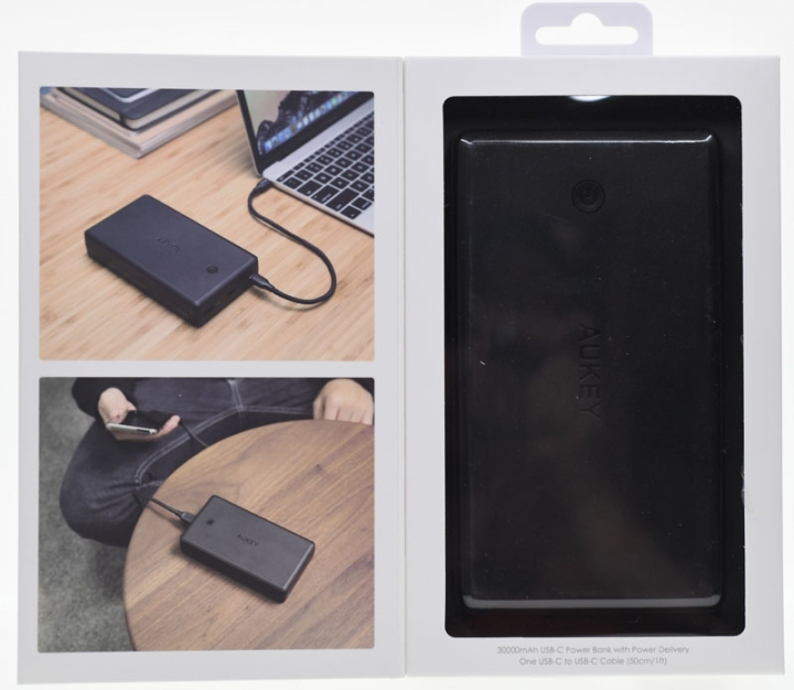 AUKEY PB-Y7雙系統PD+QC快充行動電源開箱