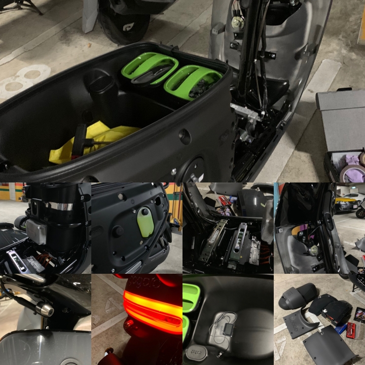 繼 2016 YAMAHA FORCE 155分享後再來一篇 分享 Gogoro 2 Plus + 行車記錄器DIY安裝