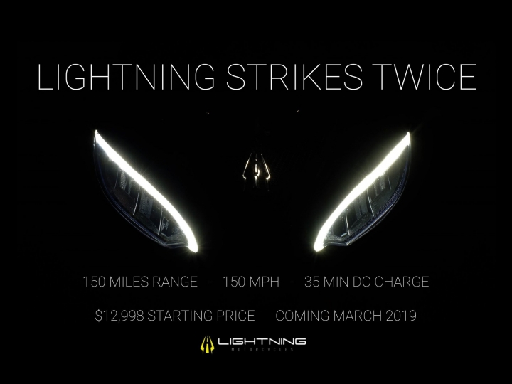 【海外快訊】續航力 240 公里的平價高性能電動重機?Lightning Strike 預計三月推出