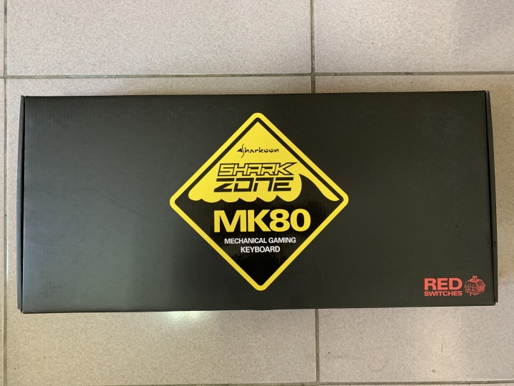 旋剛 機器式鍵盤 紅軸 SHARK ZONE MK80 RGB 簡易開箱