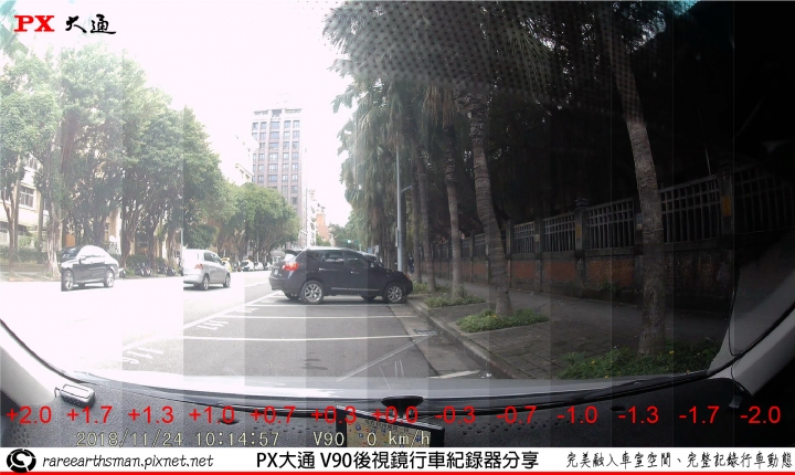 【完美融入車室空間、完整記錄行車動態】PX大通V90後視鏡雙鏡頭行車紀錄器使用分享