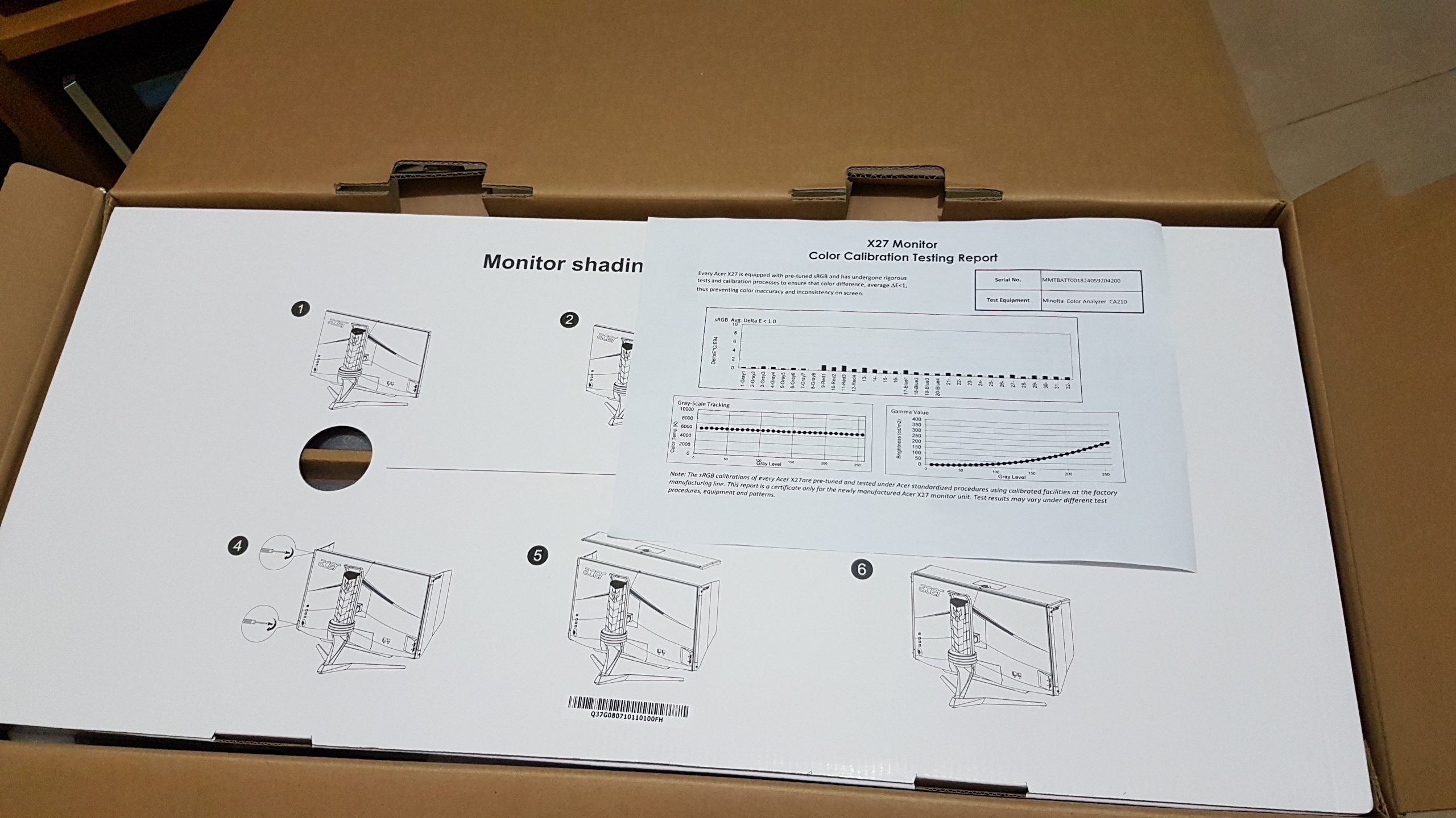 ACER predator x27 Ips對比也能很讚的螢幕新年小開箱