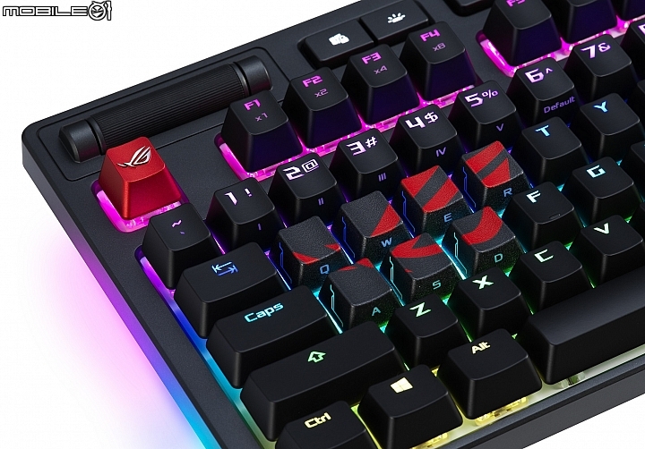 華碩ASUS TUF Gaming K7光學機械式鍵盤與ROG電競鍵帽組開賣 再次觸發玩家信仰