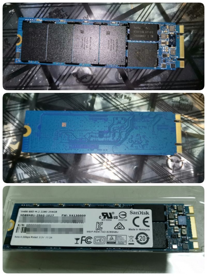 HUAWEI Matebook E SSD 256G換 500G