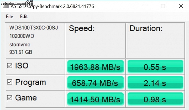 WD Black SN750 NVMe SSD實測 傳輸再飆3470MB/s