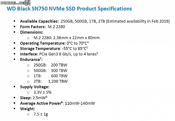 WD Black SN750 NVMe SSD實測 傳輸再飆3470MB/s