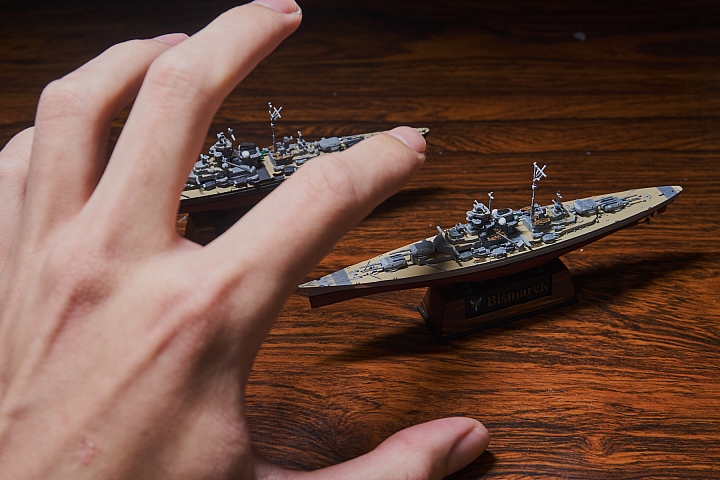 【艦船】鷹翔1:2000 俾斯麥、鐵必制 - 開箱.製作.完成集 ~~~~圖多~~~~
