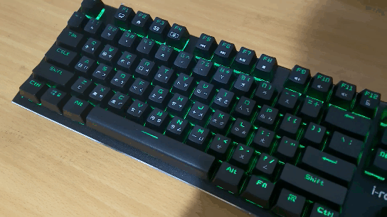 i-Rocks K64E RGB背光鍵盤開箱,搭載類青軸POM導套軸體,入門類機械式鍵盤的好選擇