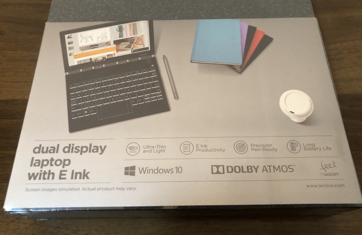 lenovo Yoga Book C930開箱文 (同時擁有筆電,平板,電子書等功能)