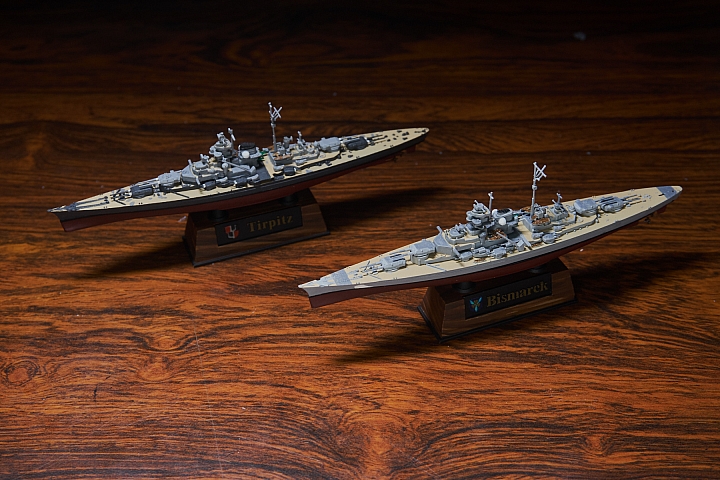 【艦船】鷹翔1:2000 俾斯麥、鐵必制 - 開箱.製作.完成集 ~~~~圖多~~~~