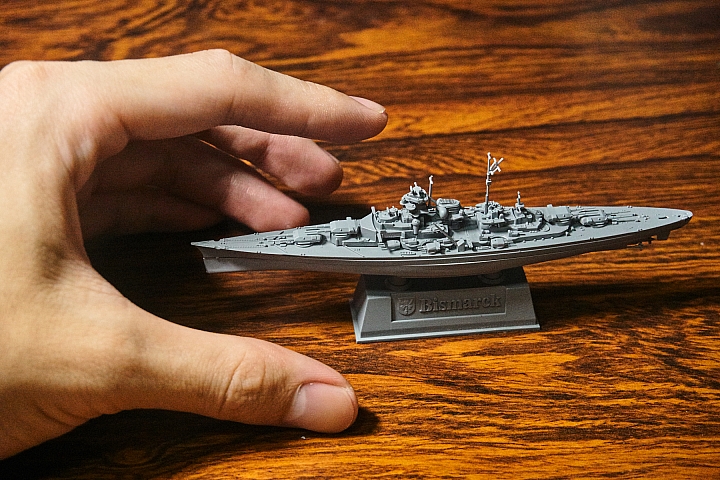 【艦船】鷹翔1:2000 俾斯麥、鐵必制 - 開箱.製作.完成集 ~~~~圖多~~~~