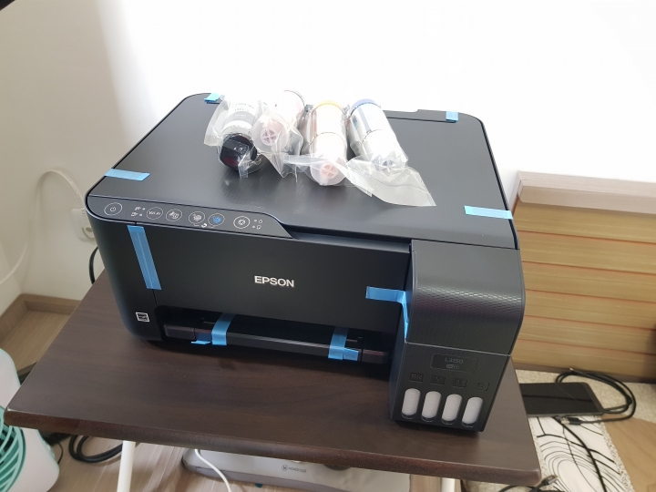 開箱-EPSON L3150 噴墨印表機