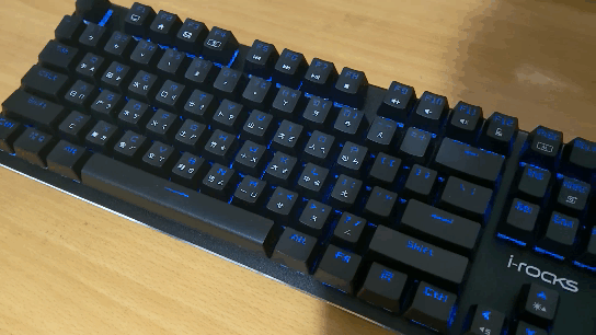 i-Rocks K64E RGB背光鍵盤開箱,搭載類青軸POM導套軸體,入門類機械式鍵盤的好選擇