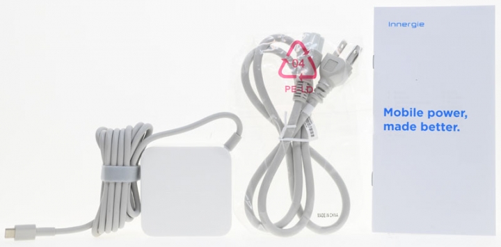 Innergie 65W內建USB-C纜線充電器開箱測試