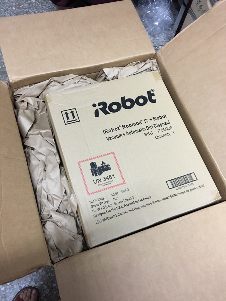 最新款掃地機iRobot i7+ 委託美國代購全記錄