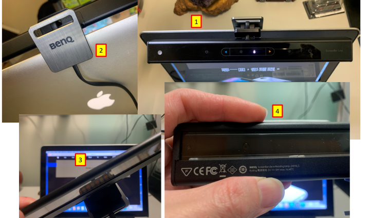 【開箱】BenQ WiT ScreenBar Lite 出差辨公的補燈師