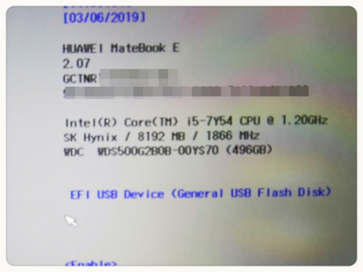 HUAWEI Matebook E SSD 256G換 500G