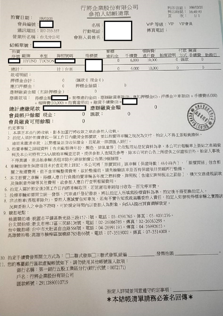 購買中古車,個人代標實際經驗分享