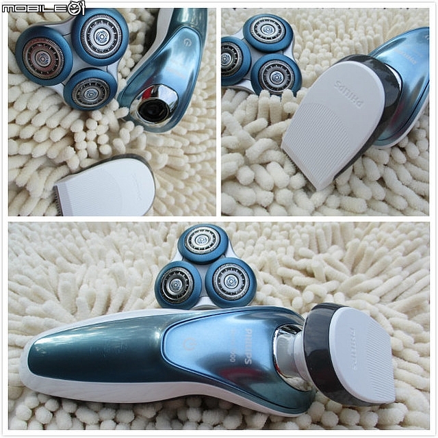 (開箱)高階款,荷蘭製造的PHILIPS飛利浦S7000 君爵系列 【S7370 】乾濕兩用三刀頭電鬍刀 。