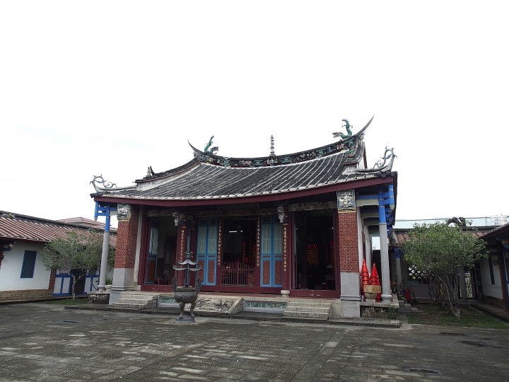 南投 草屯 登瀛書院 — 稻田中的清代學堂