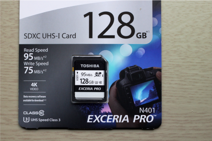 TOSHIBA SDXC U3 N401 & M303 記憶卡新手開箱體驗