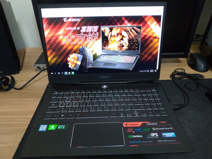 Aorus 15 x9 w/RTX2070 微開箱