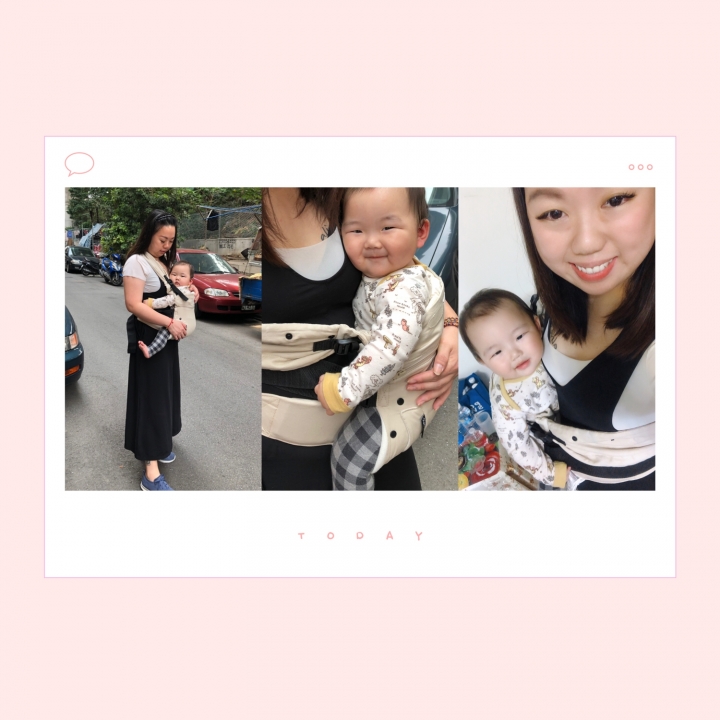 體驗❤️媽媽餵4D環抱式嬰兒背帶