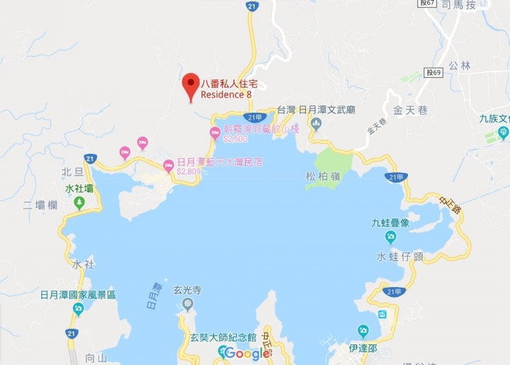 【愛玩丹遊記】南投日月潭兩天一日輕旅遊 (一):悠閒入住超放鬆的八番私人住宅