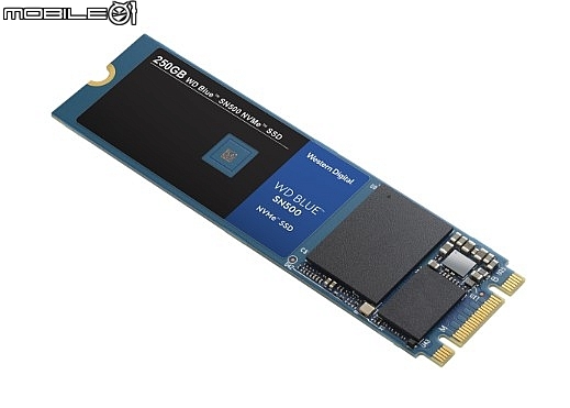 WD Blue SN500 NVMe SSD固態硬碟開賣 入門級也有五年保