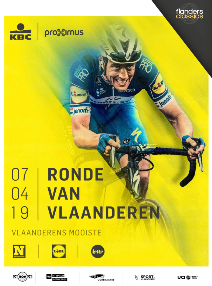 2019 年 Men’s UCI WorldTour 的第 14 場賽事 ： Ronde van Vlaanderen - Tour of Flanders