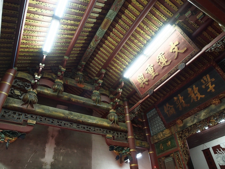 南投 草屯 登瀛書院 — 稻田中的清代學堂