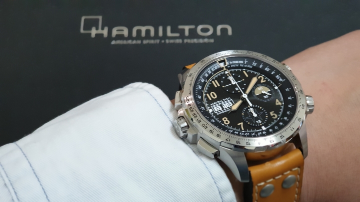 〔開箱〕漢米爾頓 卡其航空系列 DAY DATE AUTO CHRONO