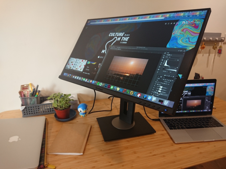 ViewSonic VG2755-2K多角度旋轉顯示器開箱