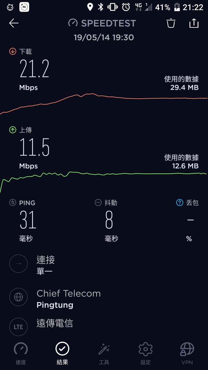 亞太的網速跟訊號也太悲劇