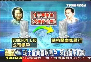 陳致中海外「億元帳戶」曝光!扁家5弊案擬重審全因一紙瑞士銀行密函