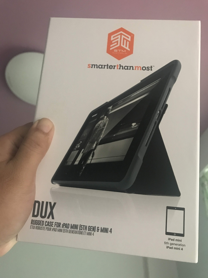 STM DUX PLUS 360保護殼+ipad mini 5th 簡易開箱