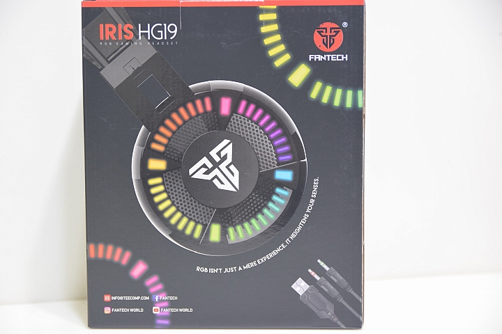 開箱▌HG19 - RGB光圈耳罩式電競耳機 平價 酷炫